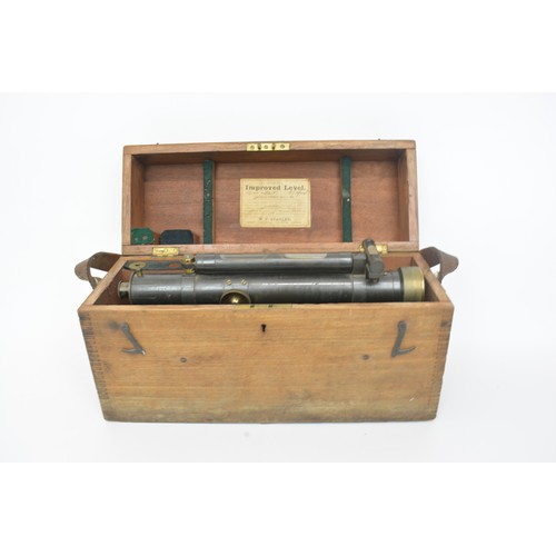 25 - An 1895 W. F. Stanley, Holborn, architect's level, 'Stanley's Improved Level' 14-inch no.94212, serv... 