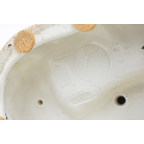 30 - Vintage art nouveau figurine of man carrying a jug next to Amphora together with Chinese Mud Man Sch... 