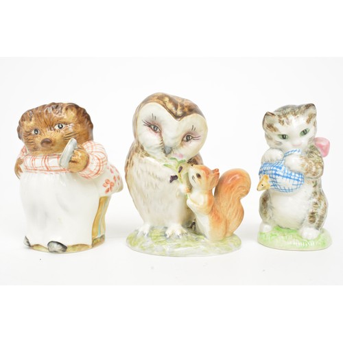 40 - Beswick Beatrix Potter BP2A figures to include Little Pig Robinson, Pigling Bland, Benjamin Bunny, T... 