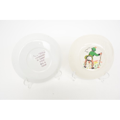 42 - Group of risque, comical ceramic and glass  trinket trays, x20.