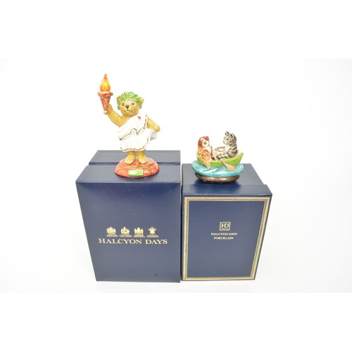 44 - Halcyon Days trinket boxes, figures and keyring x9 boxes
