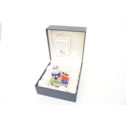 44 - Halcyon Days trinket boxes, figures and keyring x9 boxes