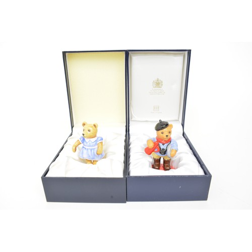 45 - Halcyon Days porcelain 'Teddy Bears' x12, all with boxes