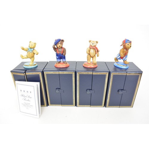 46 - Halcyon Days 'Teddy Bears' hinged trinket boxes, all with boxes (x12)