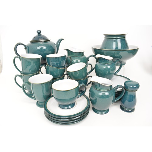 49 - Large group of Denby green stoneware
