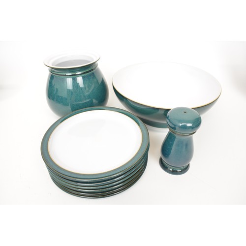 49 - Large group of Denby green stoneware