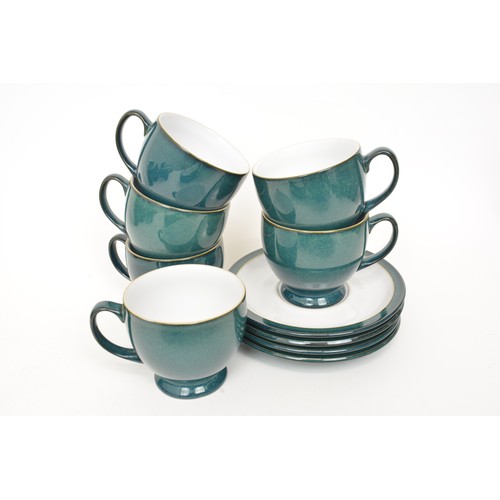 49 - Large group of Denby green stoneware