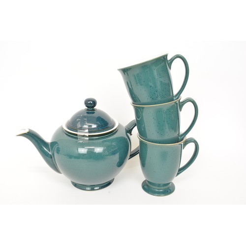 49 - Large group of Denby green stoneware