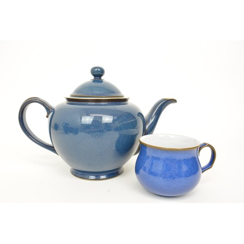 50 - Denby Blue handcrafted dinner service items