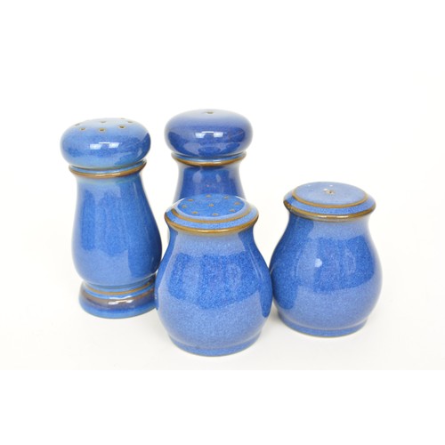 50 - Denby Blue handcrafted dinner service items