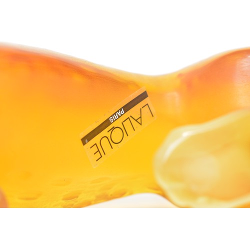 53 - Lalique  Amber glass Panther. 2006 Limited Edition No: 526 of 888 edition. Complete with box and cer... 