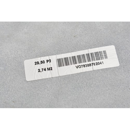 57 - Large full cow Hide rug, label reads 2,74m2