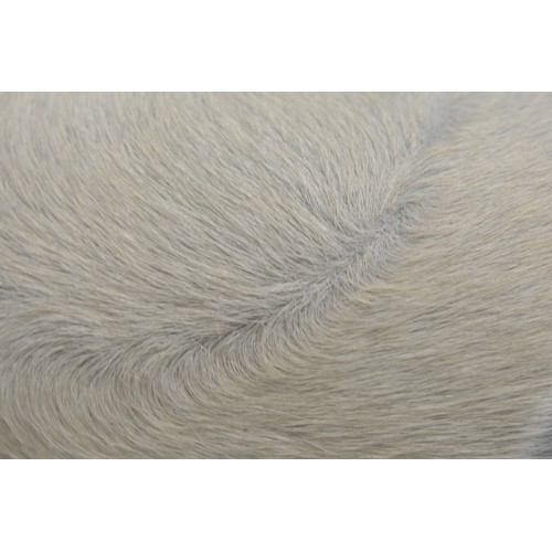 57 - Large full cow Hide rug, label reads 2,74m2