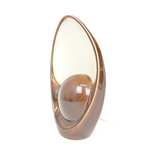 60 - A Holkham pottery abstract table lamp, height 38cm