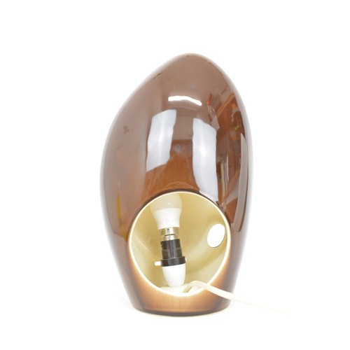 60 - A Holkham pottery abstract table lamp, height 38cm