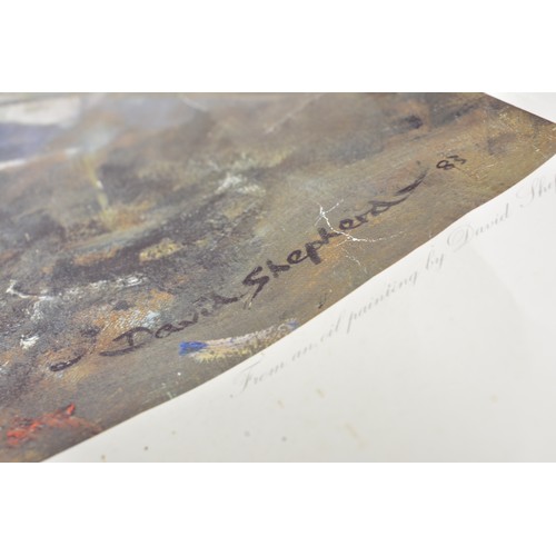 68 - David Shepherd limited edition print 812/850, 16 Princes Gate May 1980 SAS memorabilia.AF