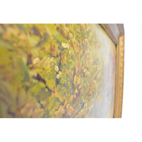 71 - Framed Oil on board, landscape scene, signed lower right 'R A White'