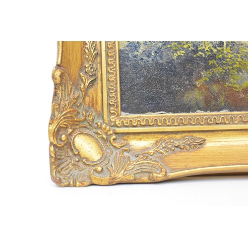 74 - Ronald Horsewell. Two oil on canvases, both signed by the artist to lower right, one depicting a hun... 