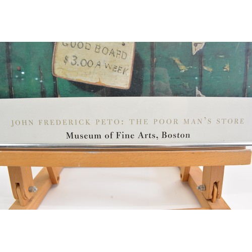 77 - Framed print by John Frederick Peto 'The Poor Man's Store' from Museum of Fine Arts Boston, approx f... 