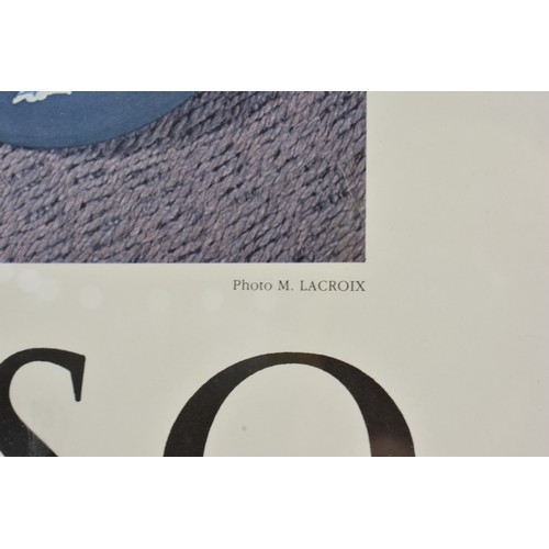 78 - Framed Picasso Exhibition poster 1986 at Galerie Madoura, Vallauris France, approx size of frame 41 ... 