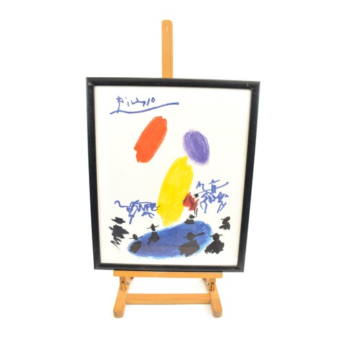 82 - Picasso Bull Fighter prints (x2), approx framed size 3 x 52cm