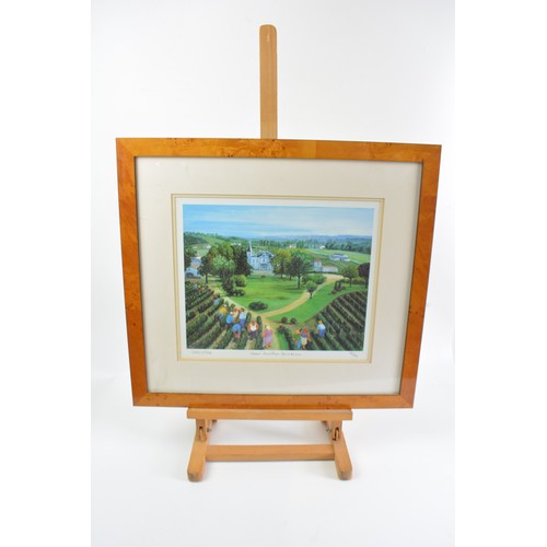 87 - Margaret Loxton limited edition vineyard prints, set of four all numbered 182/950, Certificate to ba... 