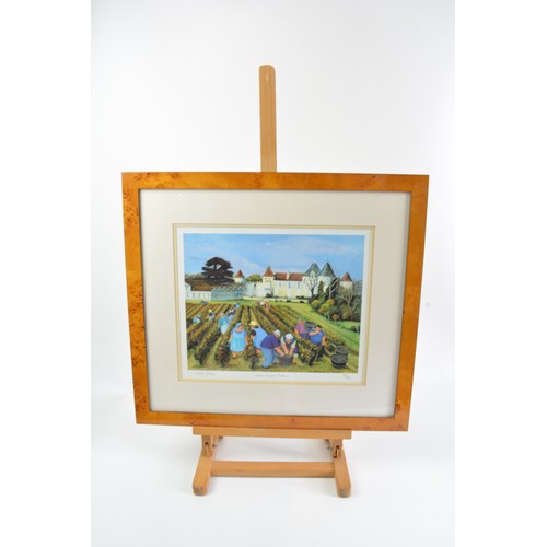 87 - Margaret Loxton limited edition vineyard prints, set of four all numbered 182/950, Certificate to ba... 