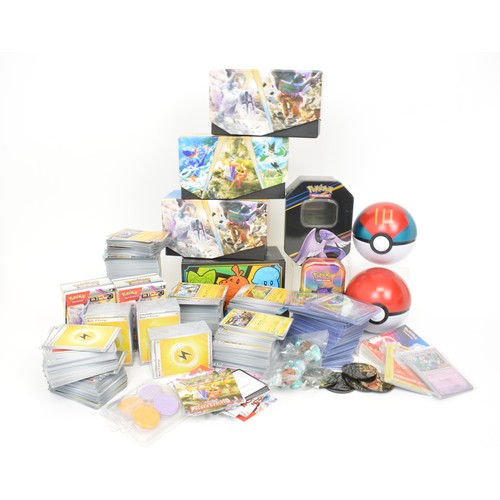 107 - Quantity of Pokemon TCG Scarlet and Violet Paldea Evolved Trading cards, (large quantity of cards), ... 