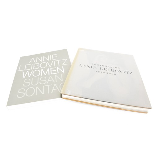 110 - Annie Leibovitz Books x2, titled 
'Women (with Susan Sontag)' signed copy.
and 'Photographs 1970 -19... 