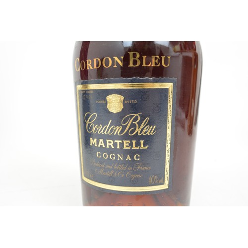 123 - One boxed bottle Cordon Bleu MARTELL Cognac, 70cl, 40%, 1990s.