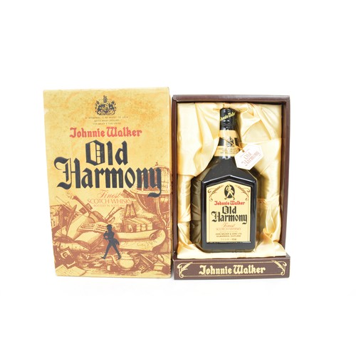 129 - One boxed bottle Johnnie Walker Old Harmony Finest Scotch Whisky, 750ml, 43%, 1980s.