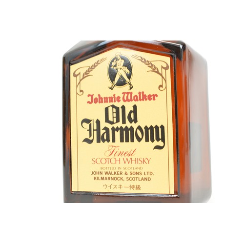 129 - One boxed bottle Johnnie Walker Old Harmony Finest Scotch Whisky, 750ml, 43%, 1980s.