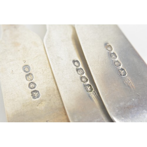 219 - Georgian and Victorian silver forks, (x8) approx weight 553g.