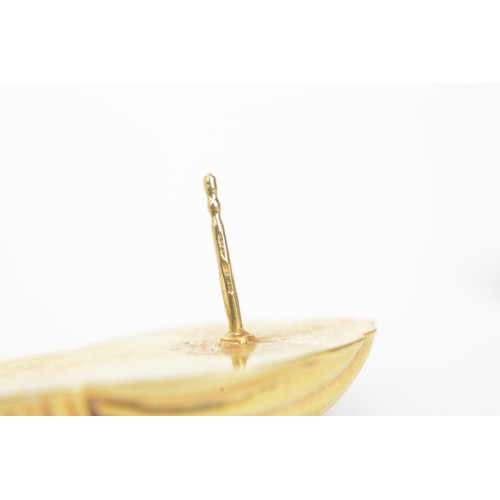 241 - x3 pairs of vintage gold earrings, mixed designs, combined gross weight 9.7g. Missing butterflies.