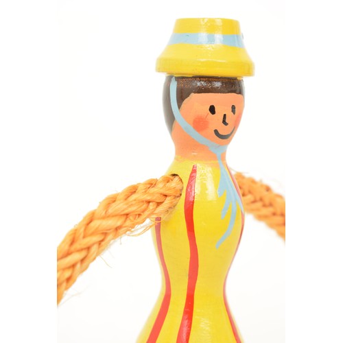 109 - Rare - Sheila McCullagh wooden people (Roger Red Hat series), in original box and fantastic conditio... 