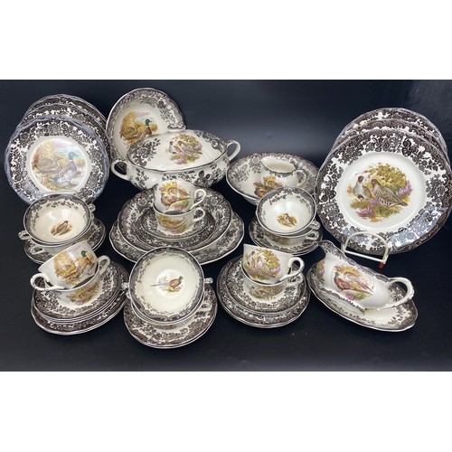 35 - Royal Worcester Palissy Spode China, Game Series group, 40 items.