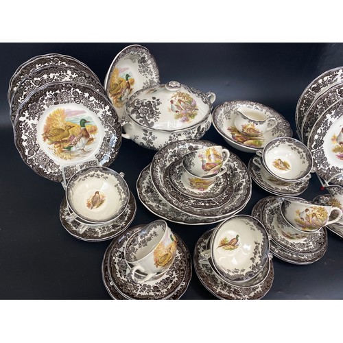 35 - Royal Worcester Palissy Spode China, Game Series group, 40 items.