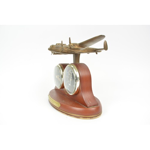 Dambusters, 70th anniversary Avro Lancaster bomber clock with dual ...