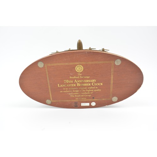 Dambusters, 70th anniversary Avro Lancaster bomber clock with dual ...