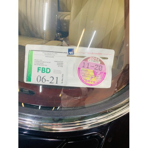 2 - Mercedes 250 S (2.5L), 1967, Auto, 4 door saloon, showing 60,000 miles, dark burgundy with light bei... 