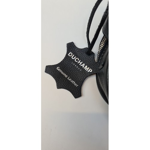 238 - Designer Duchamp London leather black backpack, brand new with tags. We guarantee it's aunthentic