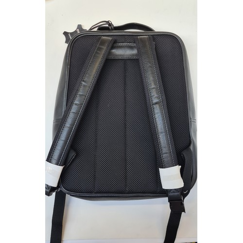 238 - Designer Duchamp London leather black backpack, brand new with tags. We guarantee it's aunthentic