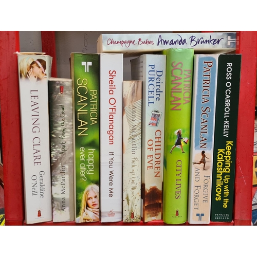 117 - Collection of mostly Irish popular fiction all first editions and signed by the author 10 books.