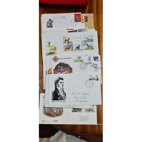 319 - Over 40 Irish Frist day covers from the 1980s