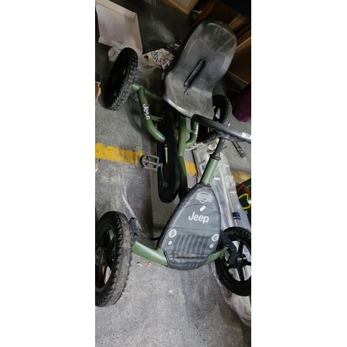356 - Berg Jeep 4 wheel go cart. Cool thing.