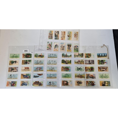 52 - Full set of 50 Cycling By Player Cigarette cards. 1939