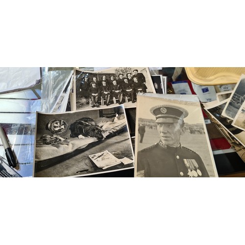 96 - Large Selection of Black and white some originals and some reprints of pictures of World War 2. Inc ... 