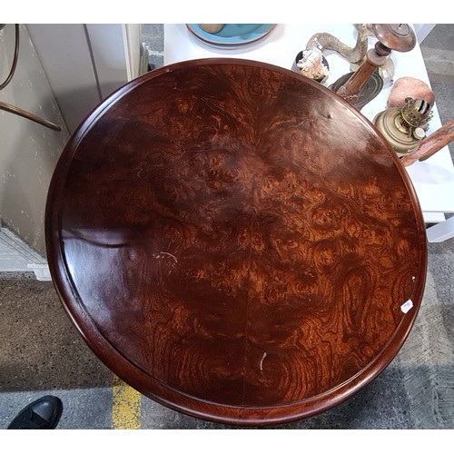 514 - lovely mahogany drum table. Great looking piece. House clearance South Dublin.