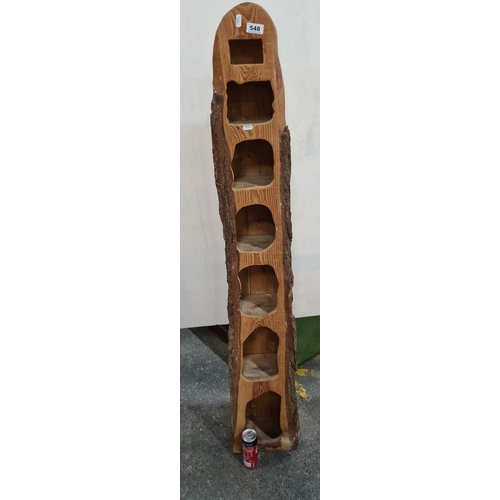 548 - Rustic Wine bottle holder. 150cm tall