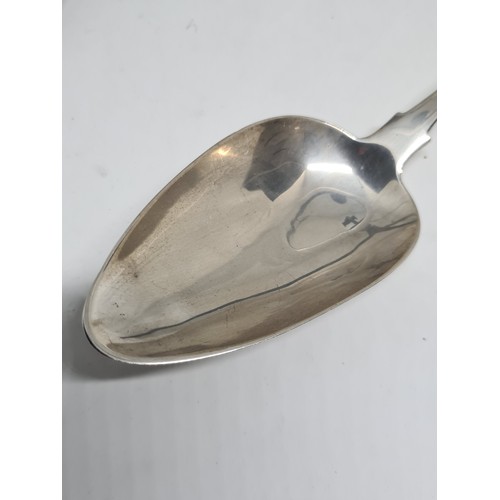 51 - Huge Irish Silver Serving spoon. pics of Hallmarks in additional imagfesProvenance. 120g  Huge house... 